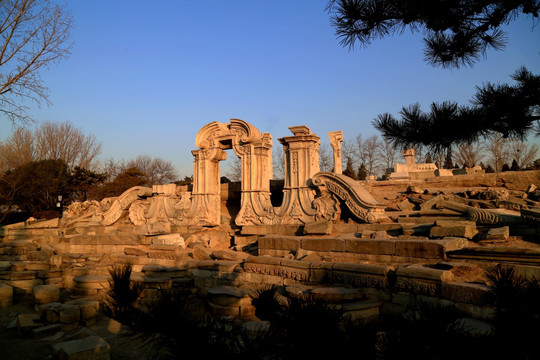 圆明园 大水法