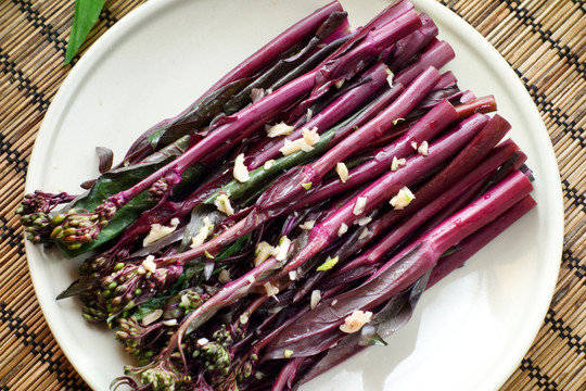 蒜蓉紫菜苔