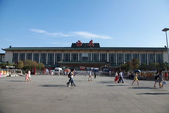 陕西西安老火车站