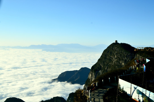 峨眉山 云海 风光