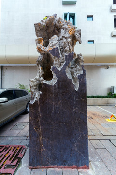 杭州街边石雕