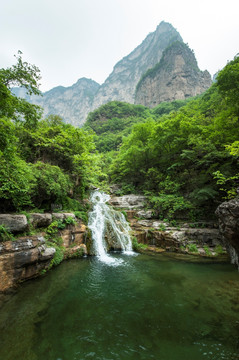 云台山丫字瀑