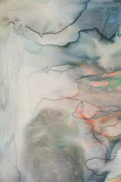 抽象油画 画廊扫描原画 未分层