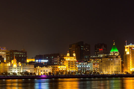 上海浦西外滩夜景