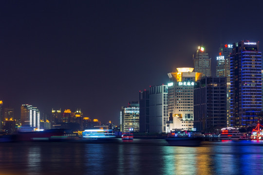 上海浦西外滩夜景