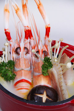 鳌虾石斑锅
