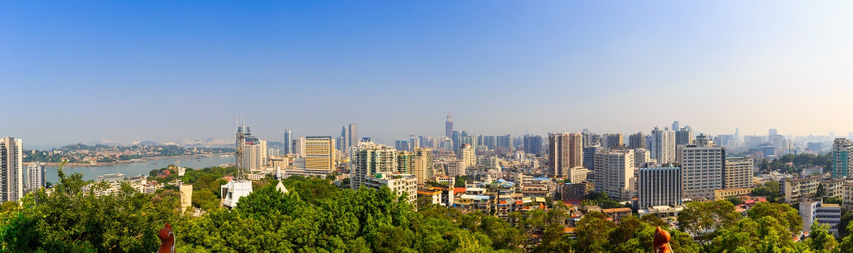 厦门风光全景