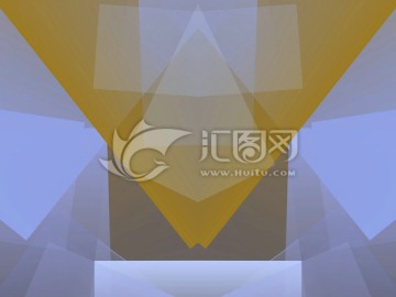 立体几何抽象高清彩色背景底纹