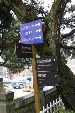 博物馆指示牌
