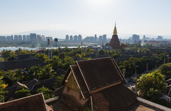 西双版纳风光 景洪市风光