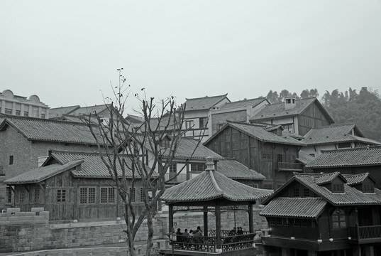重庆黑白照片