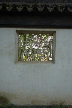 苏州园林建筑花窗
