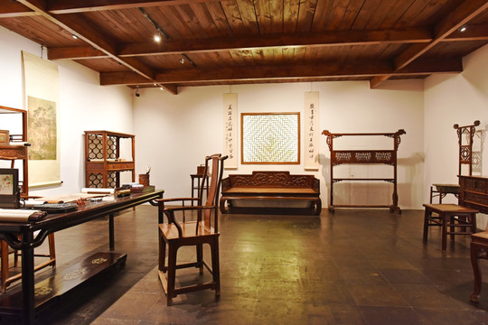 中式书房 红木古典家具