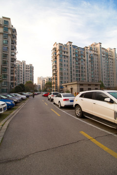 小区道路停车