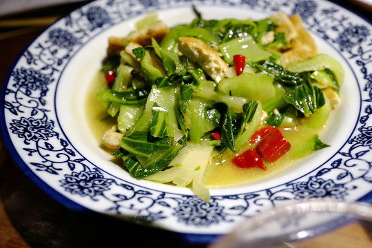 青菜豆腐