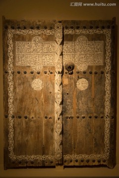 沙特传统木门