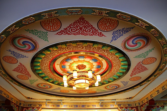 西藏地矿博物馆 吊顶吊灯