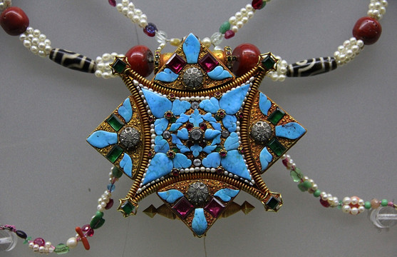 拉萨 西藏博物馆 藏族装饰品