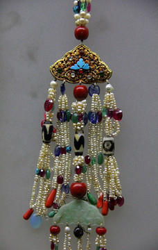 拉萨 西藏博物馆 藏族装饰品