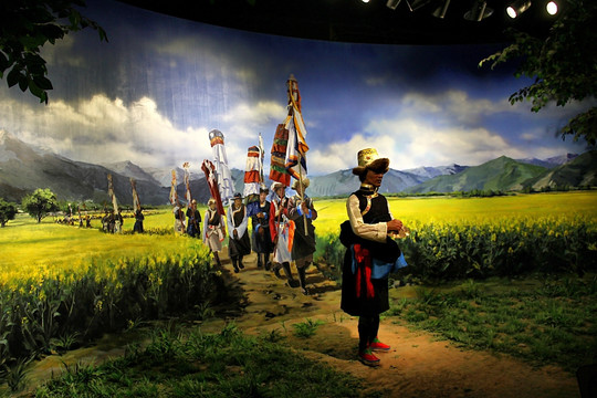 西藏博物馆 西藏民间风俗