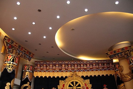 西藏 民族文化艺术宫 大厅