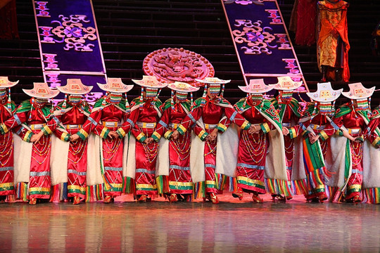 西藏 藏文化 歌舞表演