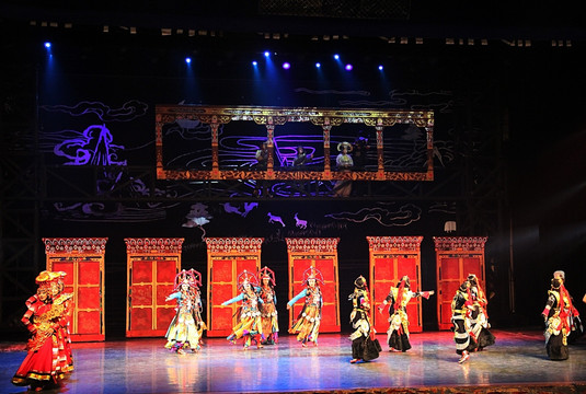 西藏 藏文化 歌舞表演