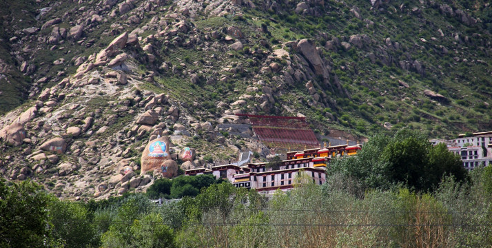 拉萨 哲蚌寺 藏族寺庙