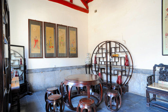 古代餐厅家具