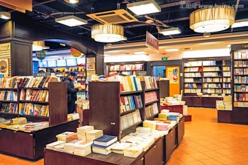 书吧 书店 书城 书店内景 书