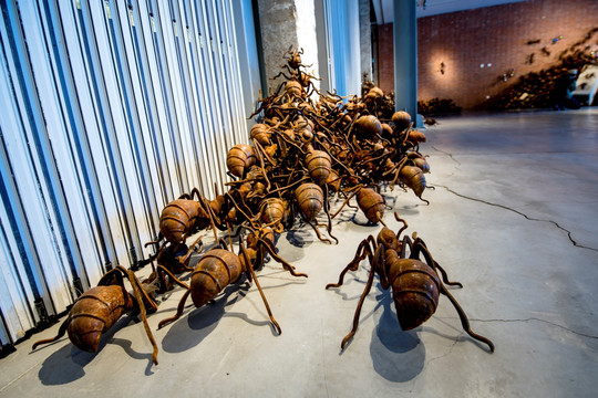 蚂蚁雕塑艺术