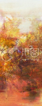 抽象油画