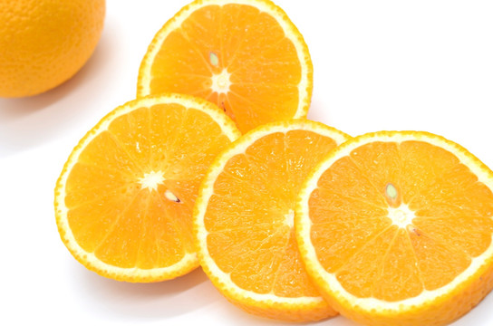 橙子切片 柑橘切片 水果切片