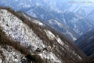 雪景 雪野 秦岭 牛背梁