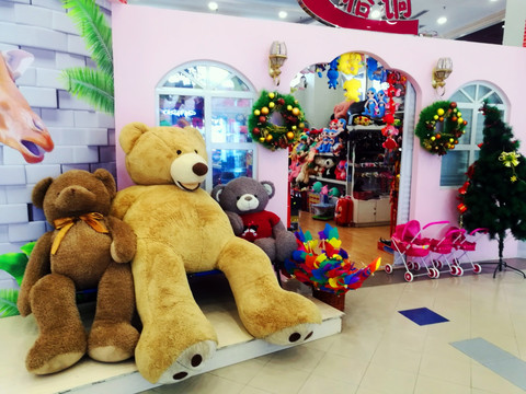 玩具熊 玩具商店 儿童商店 精