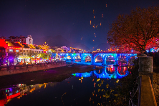镇远新大桥夜景