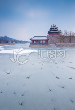 故宫角楼雪景