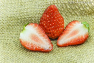 草莓特写 草莓高清