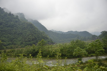 青山绿水素材