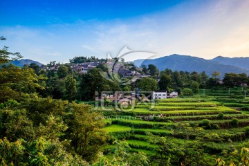 南岗排瑶寨全景