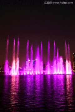 音乐喷泉 南京 玄武湖 喷泉