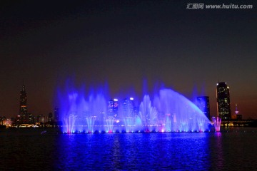 音乐喷泉 南京 玄武湖