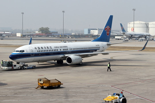 北京首都机场 南航飞机