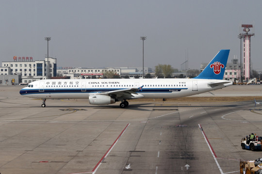 北京首都机场 南航飞机