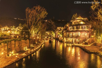 古北水镇 夜景