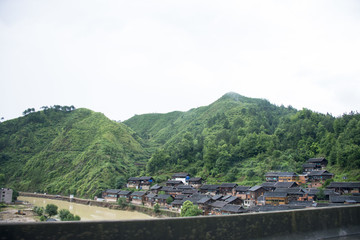 苗寨雨季