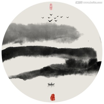 水墨画