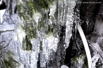 冰挂 冰溜子 雾凇 冰柱 冬天