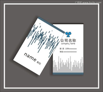 竖版商业名片