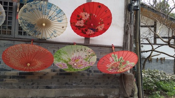 中式雨伞